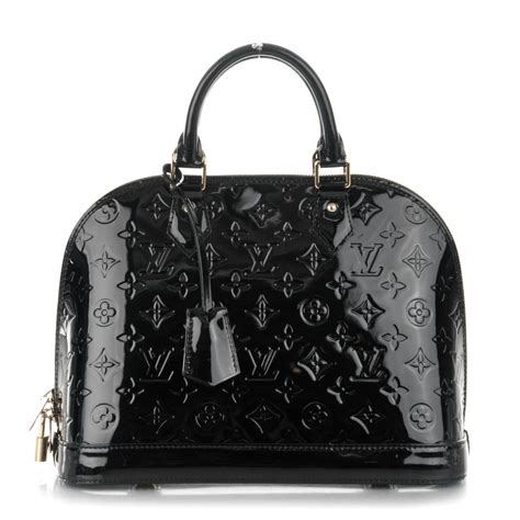 louis vuitton vernis tote bag price|Louis Vuitton black alma bag.